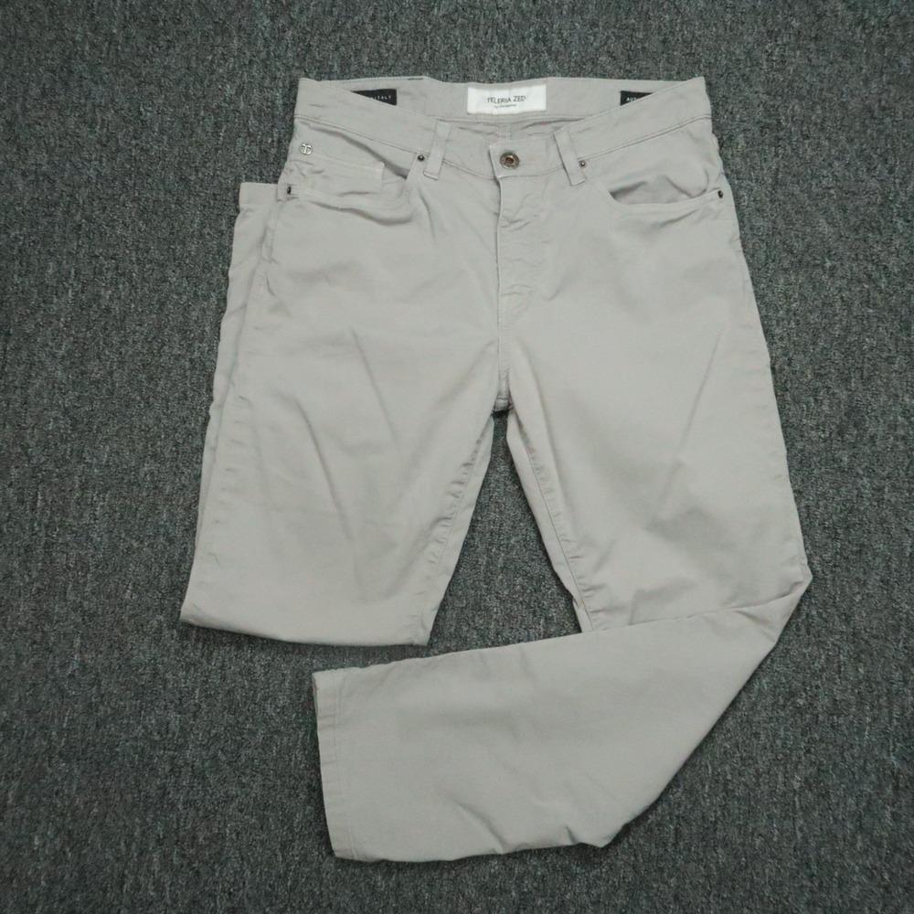 Teleria Zed Pants Men 30x26 Gray 5 Pocket Trouser Indigozed Cobra‎ 19 Italy